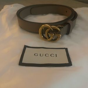 Gucci skinny belt size 80